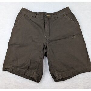 Mountain Hardwear Shorts‎ Men's 30x9 Brown Canvas Chino Outdoors Hiking